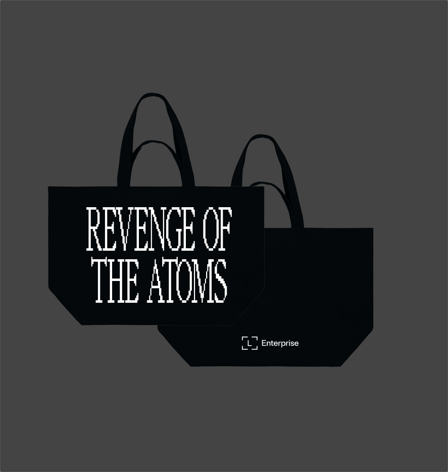 Revenge of the Atom Tote Black