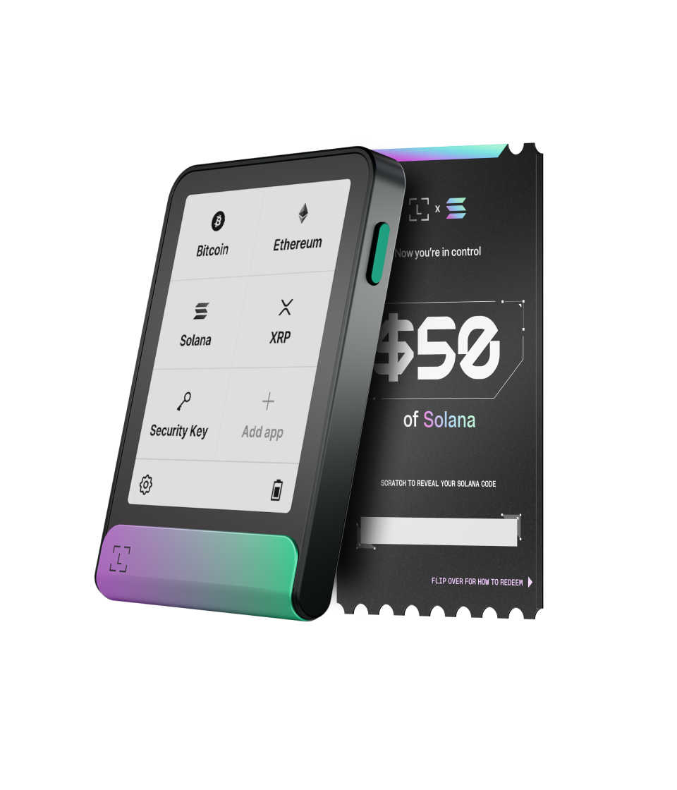 Ledger Flex Solana Edition + $50 of SOL
