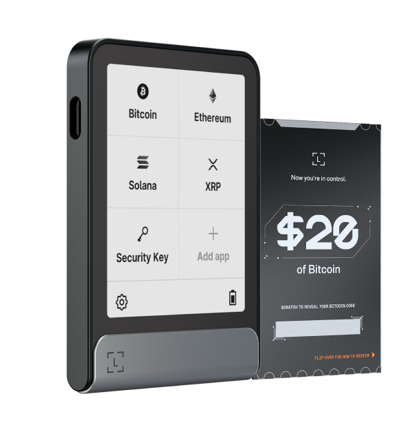 Ledger Flex + $20 of BTC
