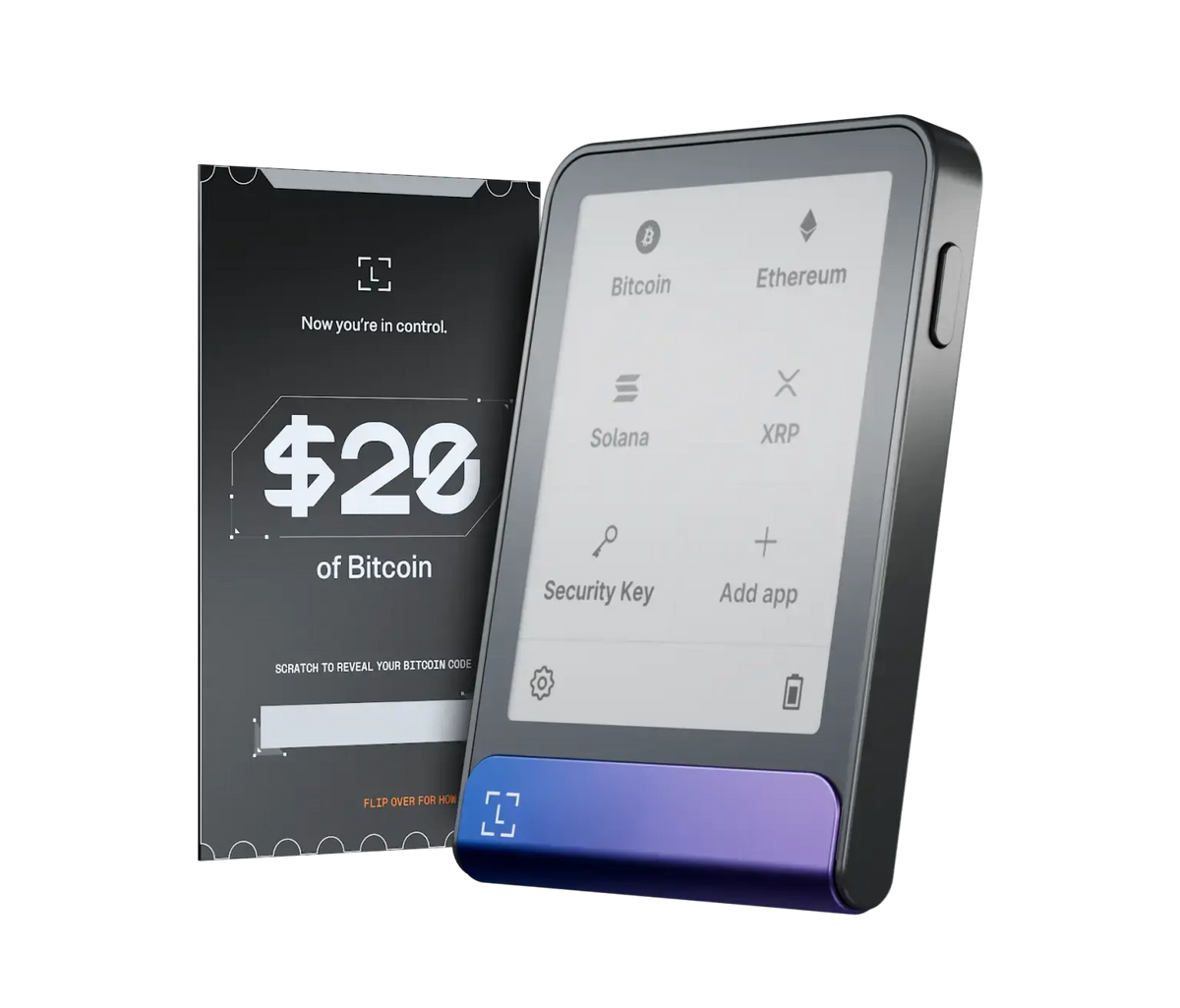Ledger Flex Neptune Blue + $20 of BTC