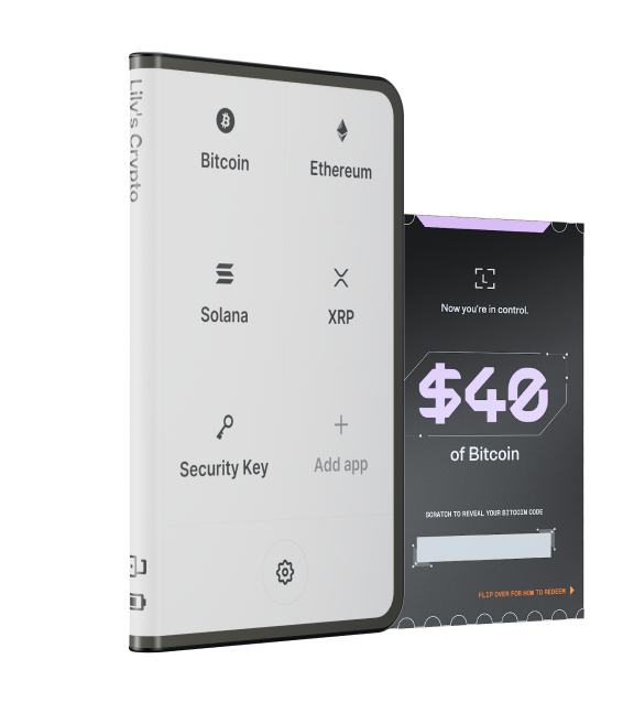 Ledger Stax + $40 of BTC