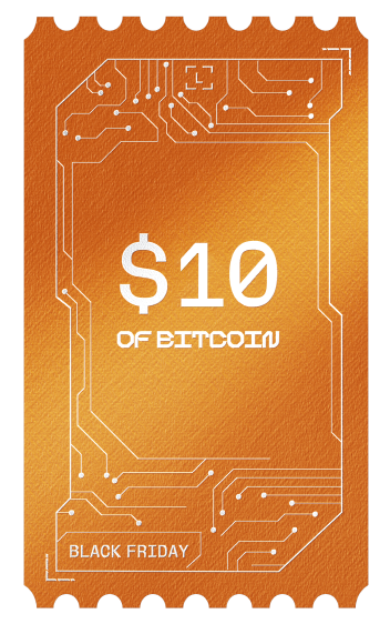 $10 of Bitcoin