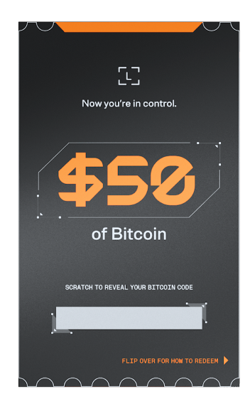 $50 of Bitcoin