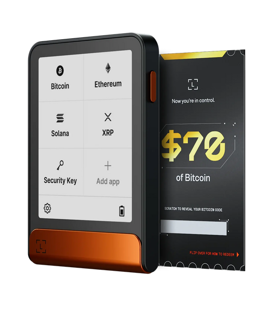 Ledger Flex BTC Orange + $70 of BTC
