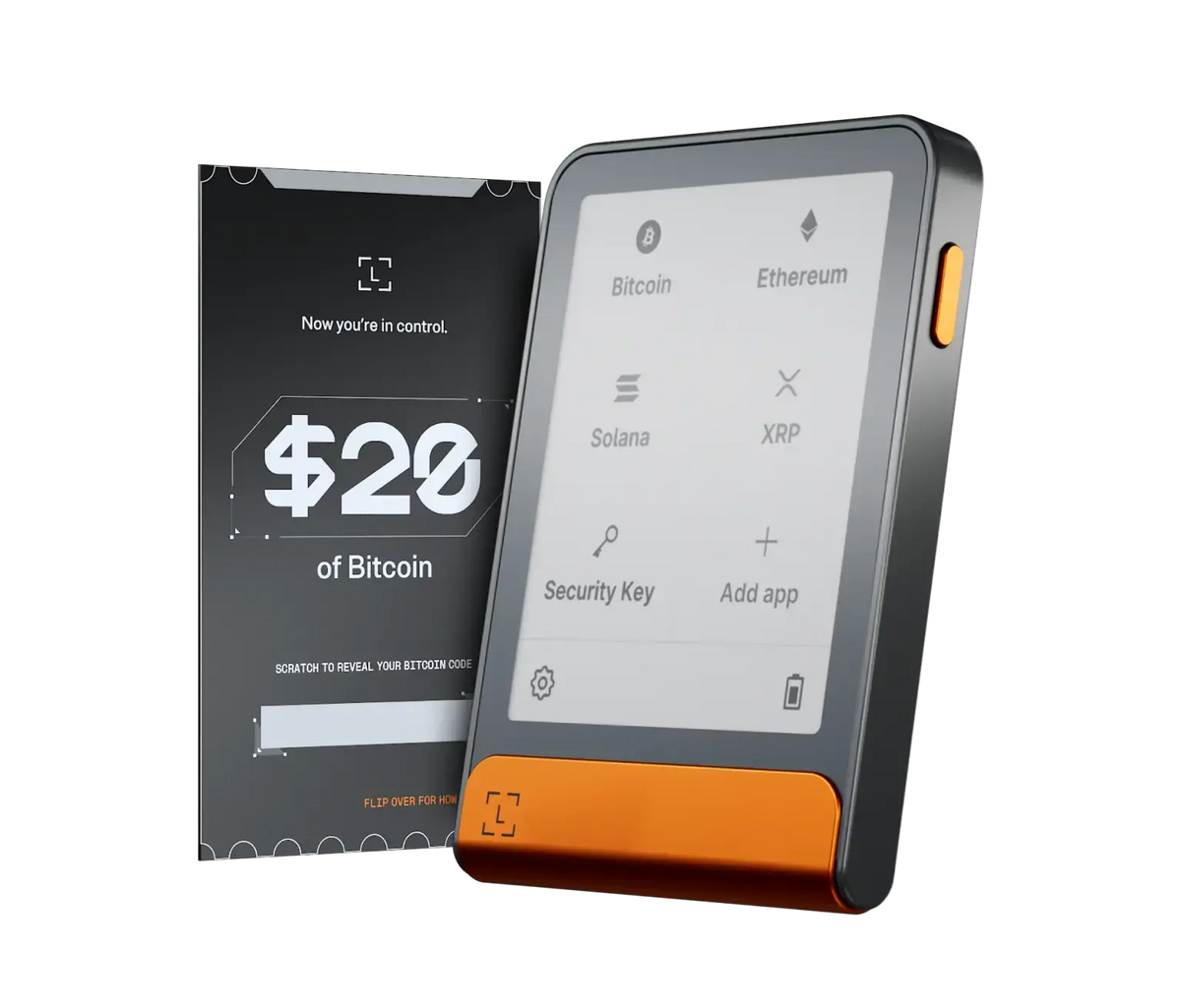 Ledger Flex BTC Orange + $20 of BTC