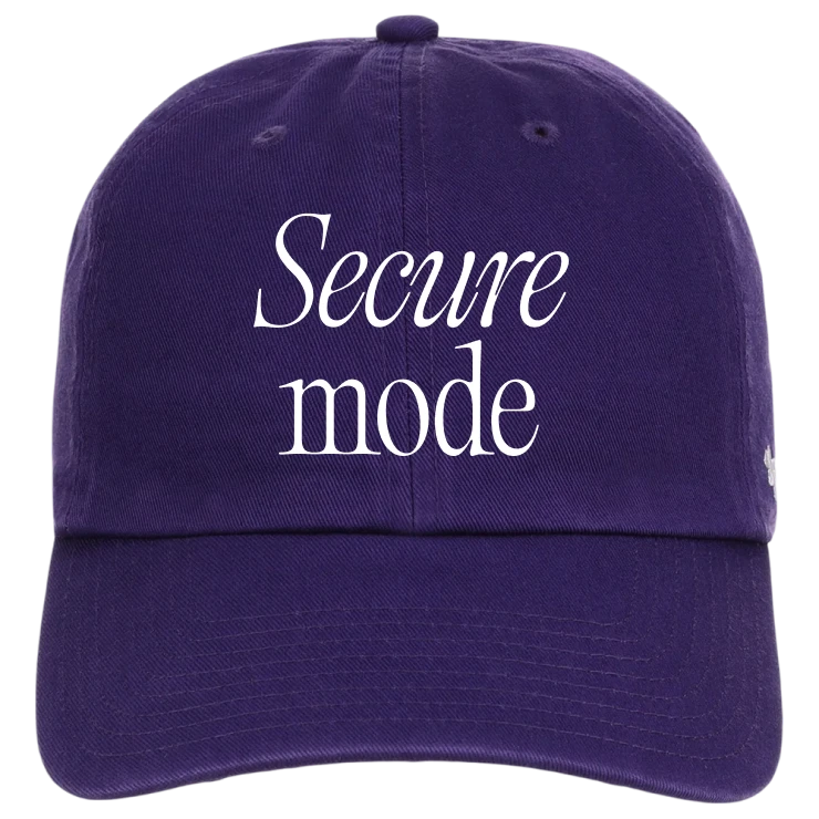 Secure Mode Cap Purple