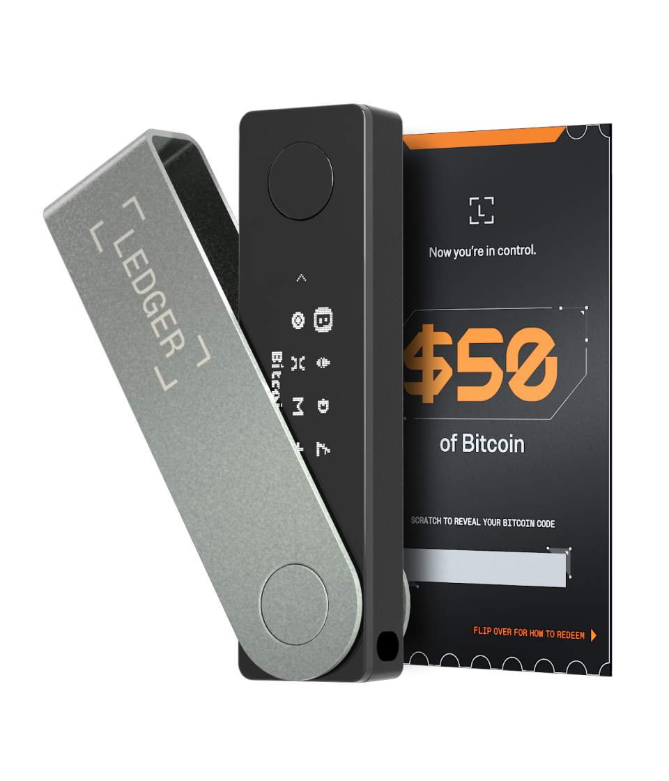 Ledger Nano X + $50 of BTC
