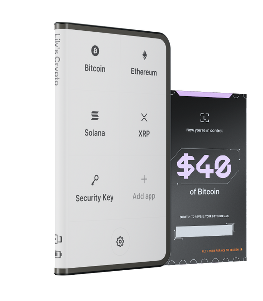 Ledger Stax + $40 of BTC